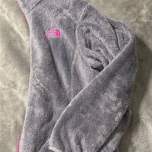 The North Face Heather Gray Fleece Jacket